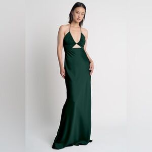 Jenny Yoo Nova Dress in Emerald Green